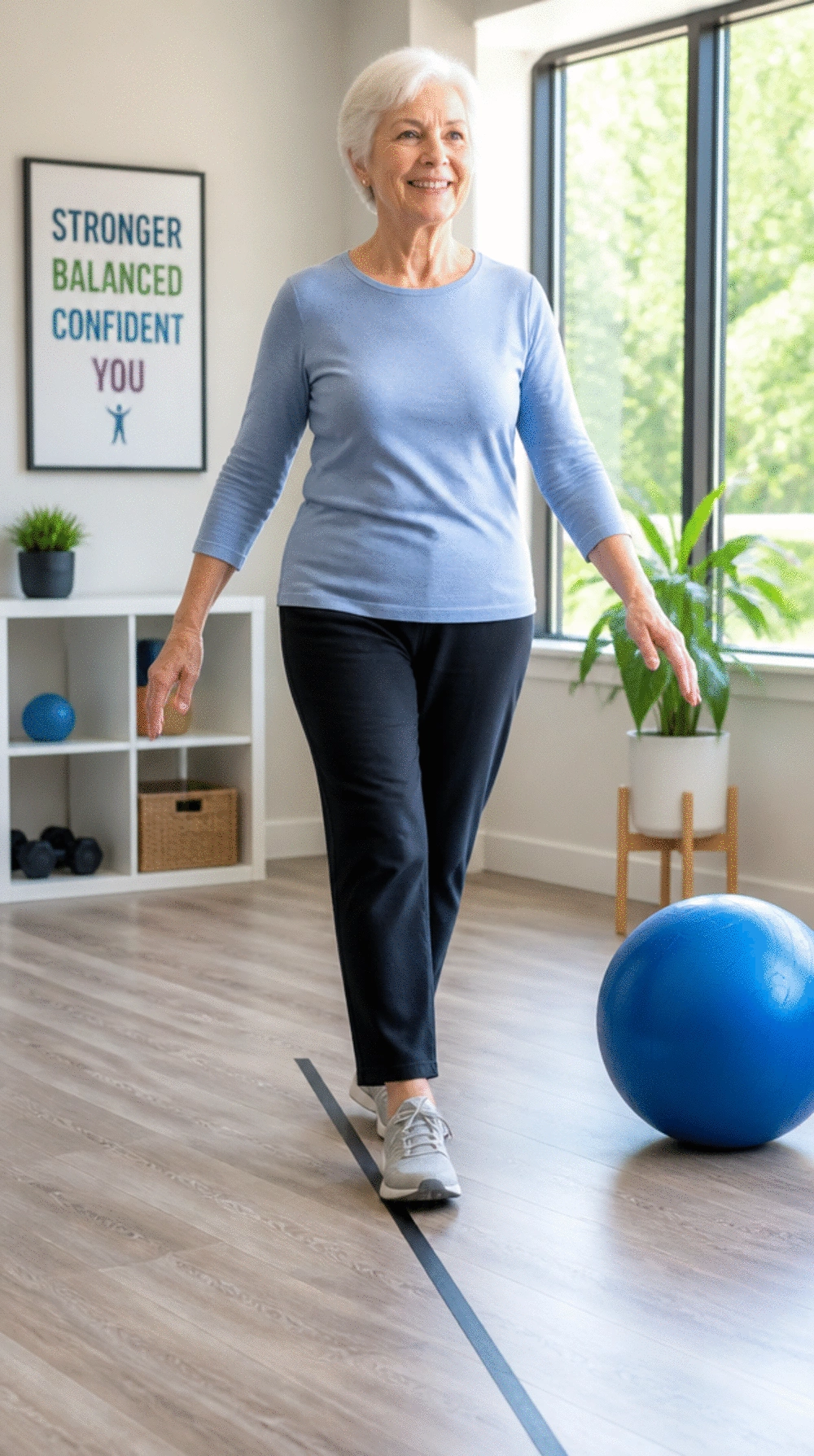 Heel-to-Toe Yoga Walking Technique That Retrains the Gait and Prevents Stumbles