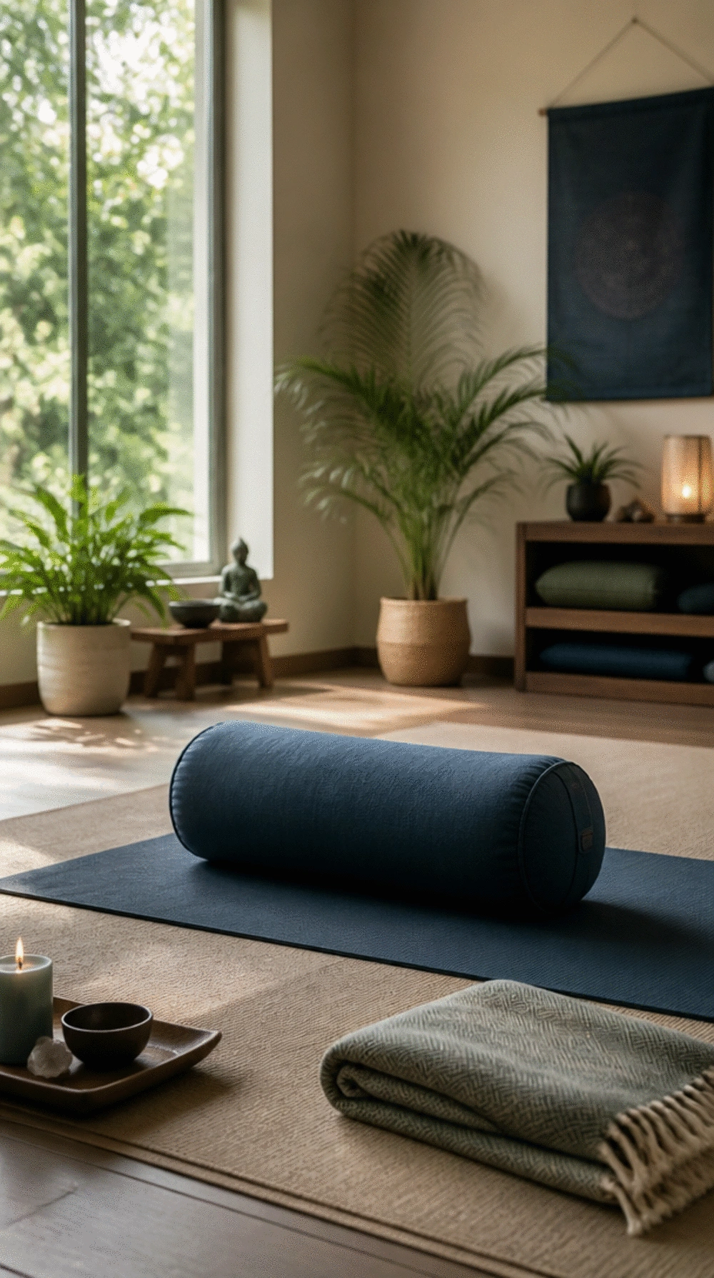 Lotus Pose Yoga Seat That Creates a Stable Base for Deep Meditation Practice