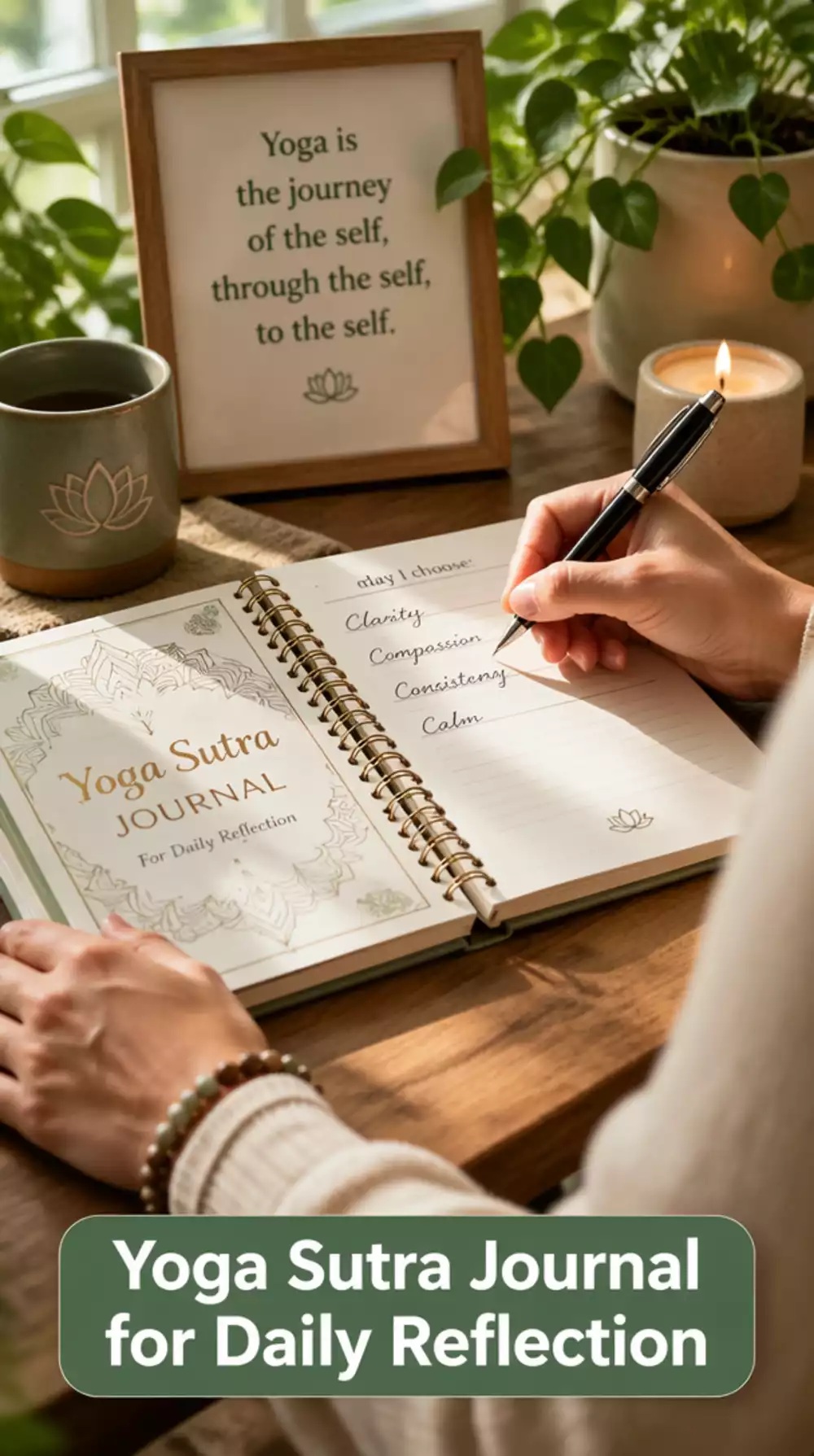 The Yoga Sutra Journal That Makes Ancient Teachings Feel Relevant Every Day