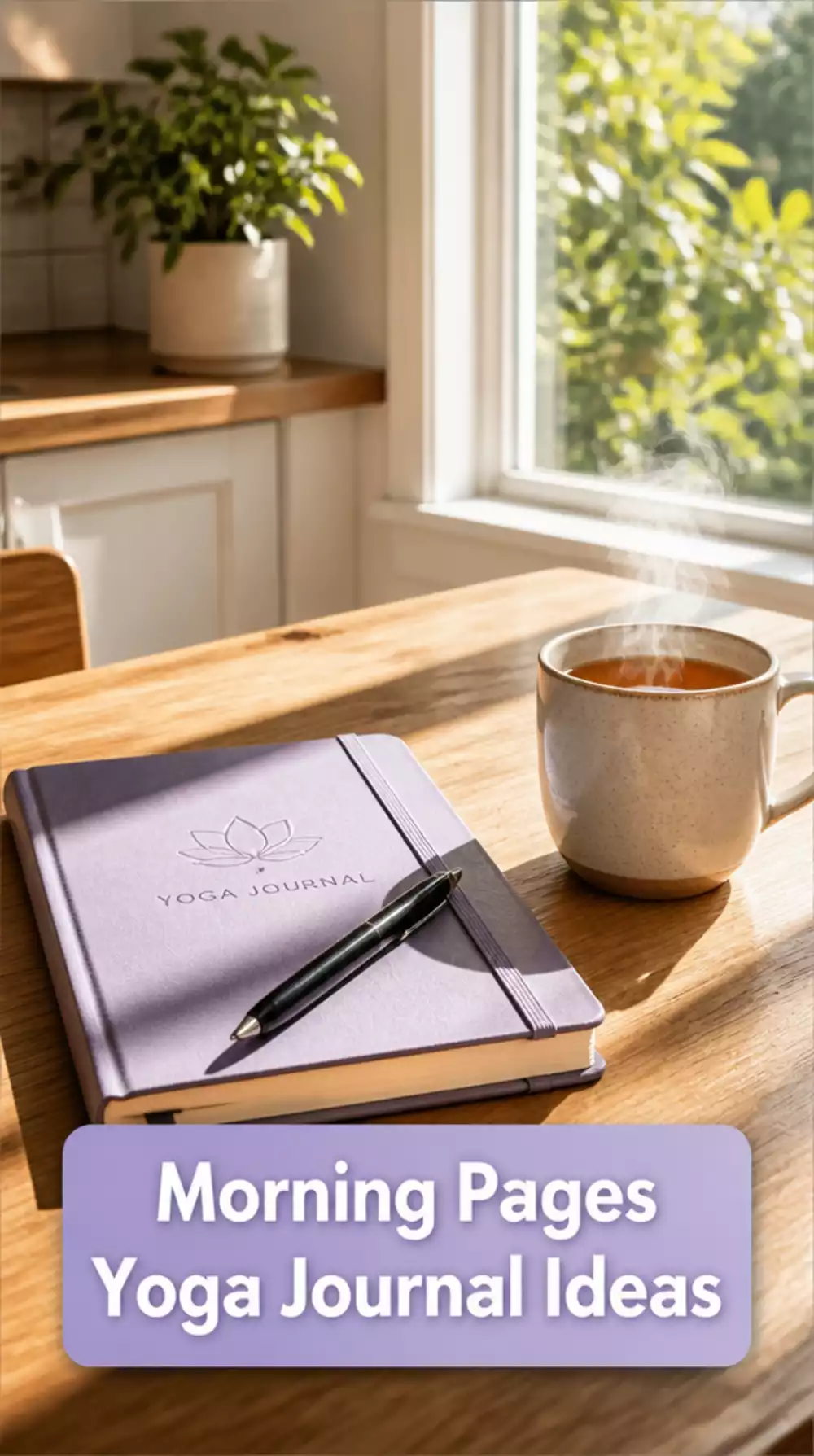 Morning Pages Yoga Journal That Sets an Intention Before Every Practice Session