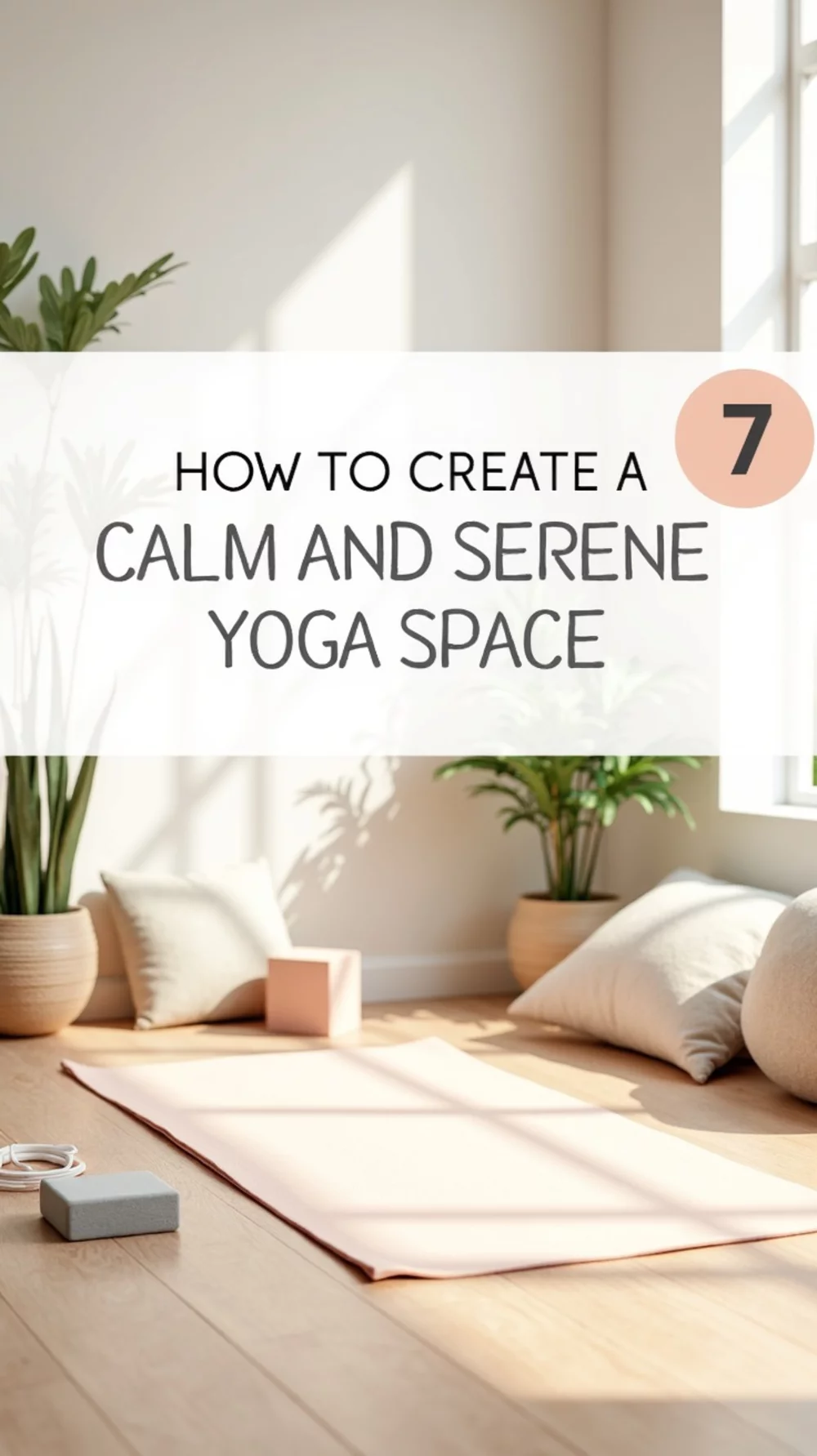 How to Create a Calm and Serene Home Yoga Space