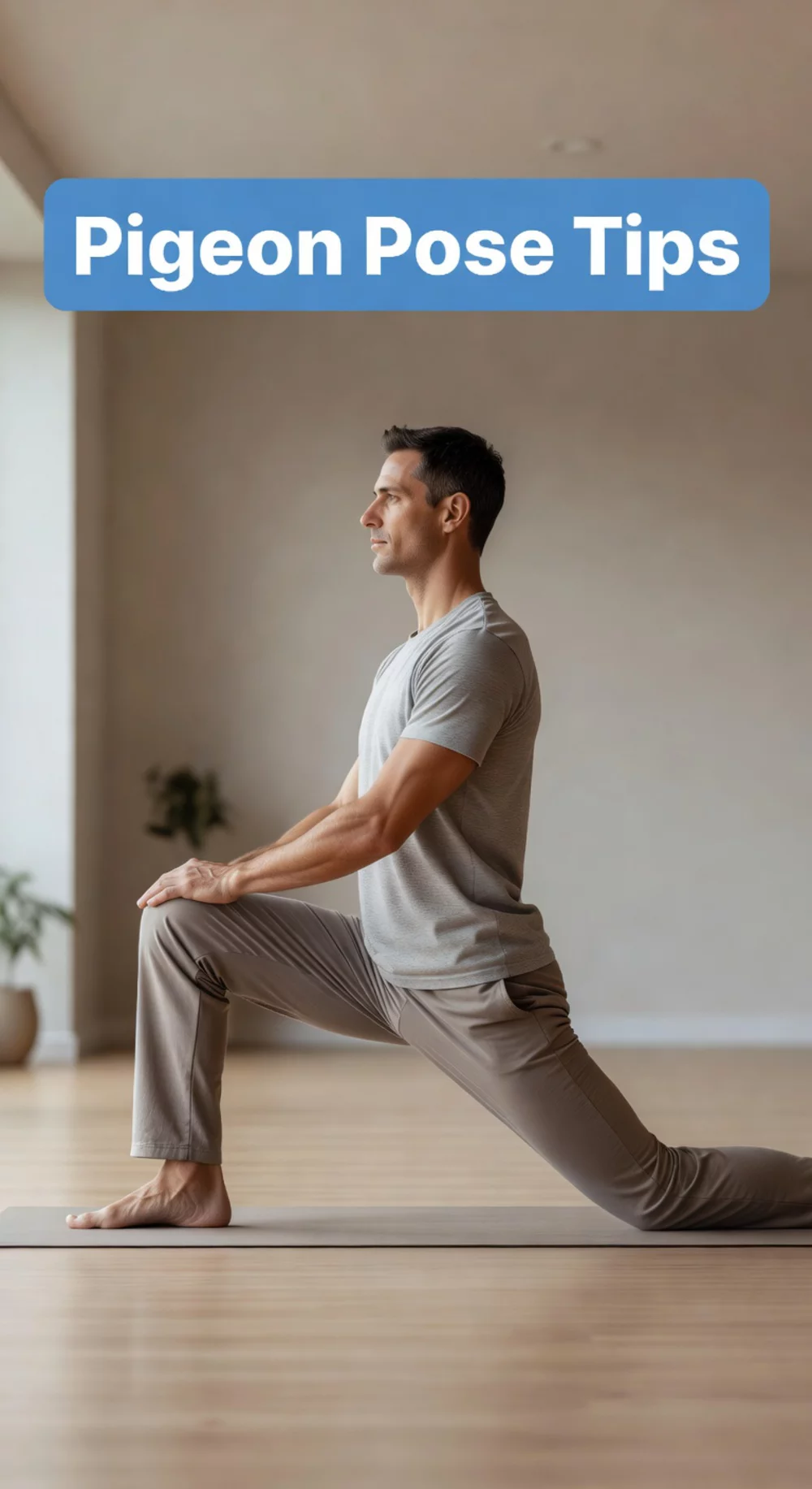 Pigeon Pose Yoga Hip Opener for Men That Fixes Tight Hip Flexors After the Gym
