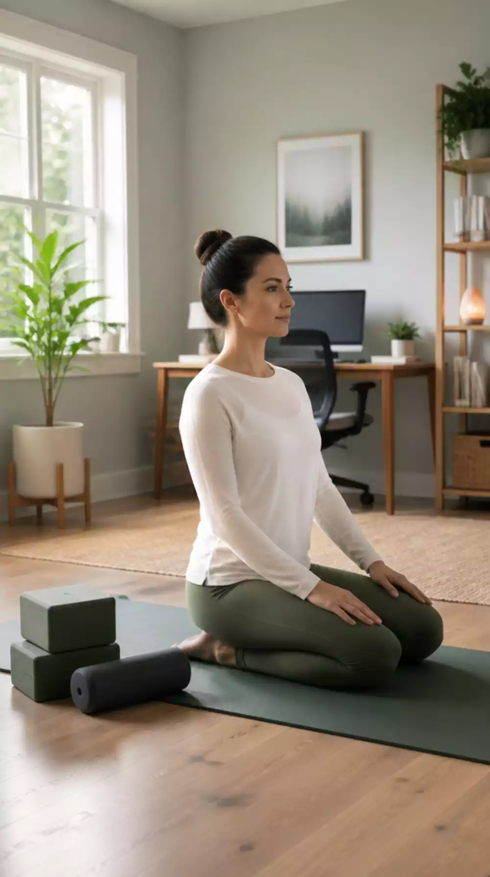 Chair Yoga Seated Mountain Pose That Builds Core Stability Without Standing