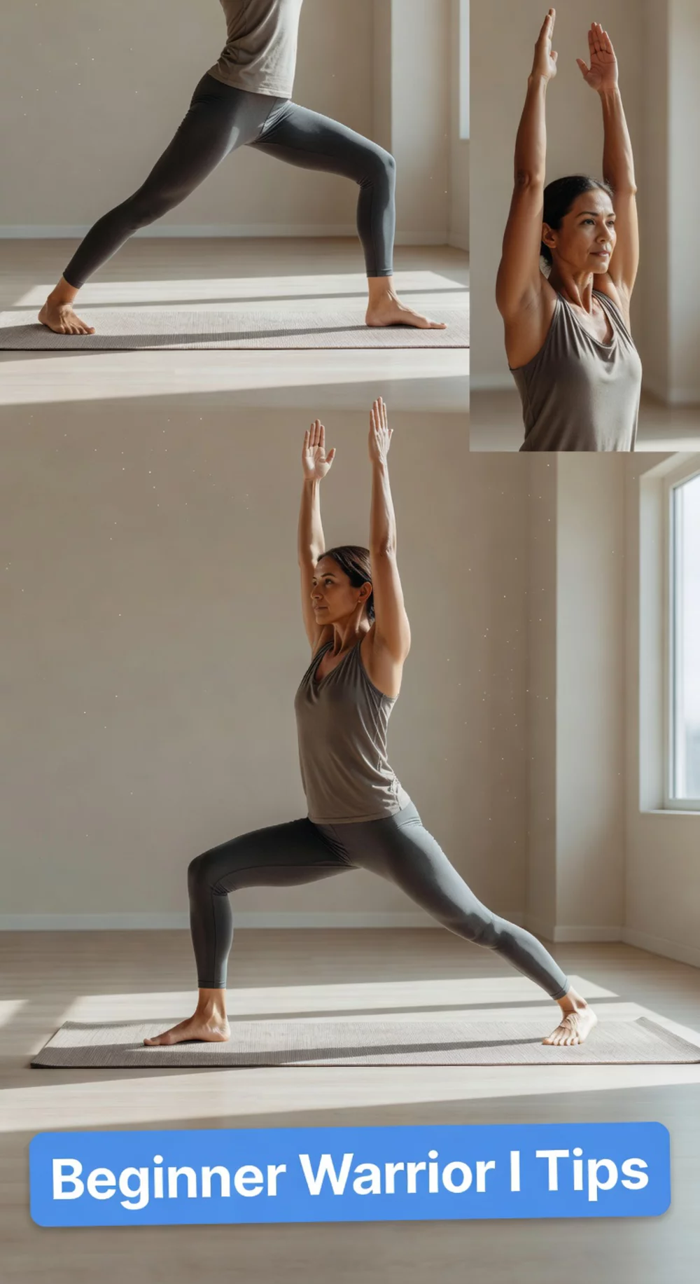 Warrior I Yoga Pose for Beginners That Builds Leg Strength