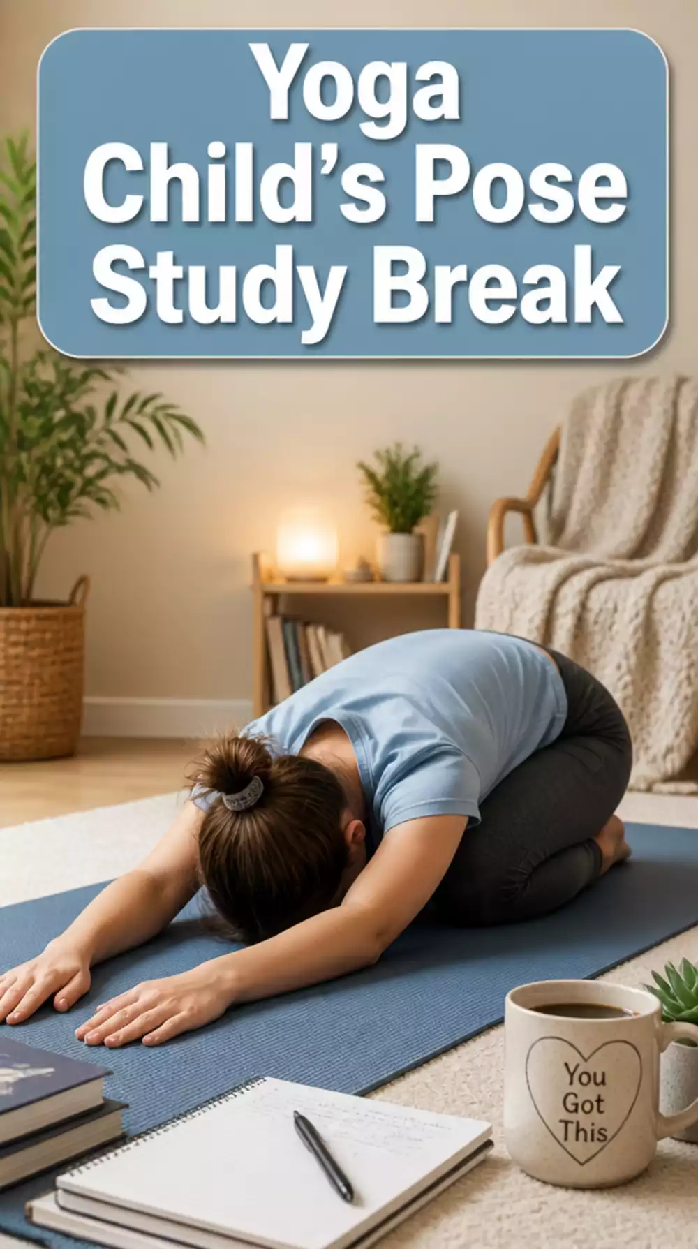Yoga Child's Pose Study Break Move That Resets the Brain After Heavy Screen Time