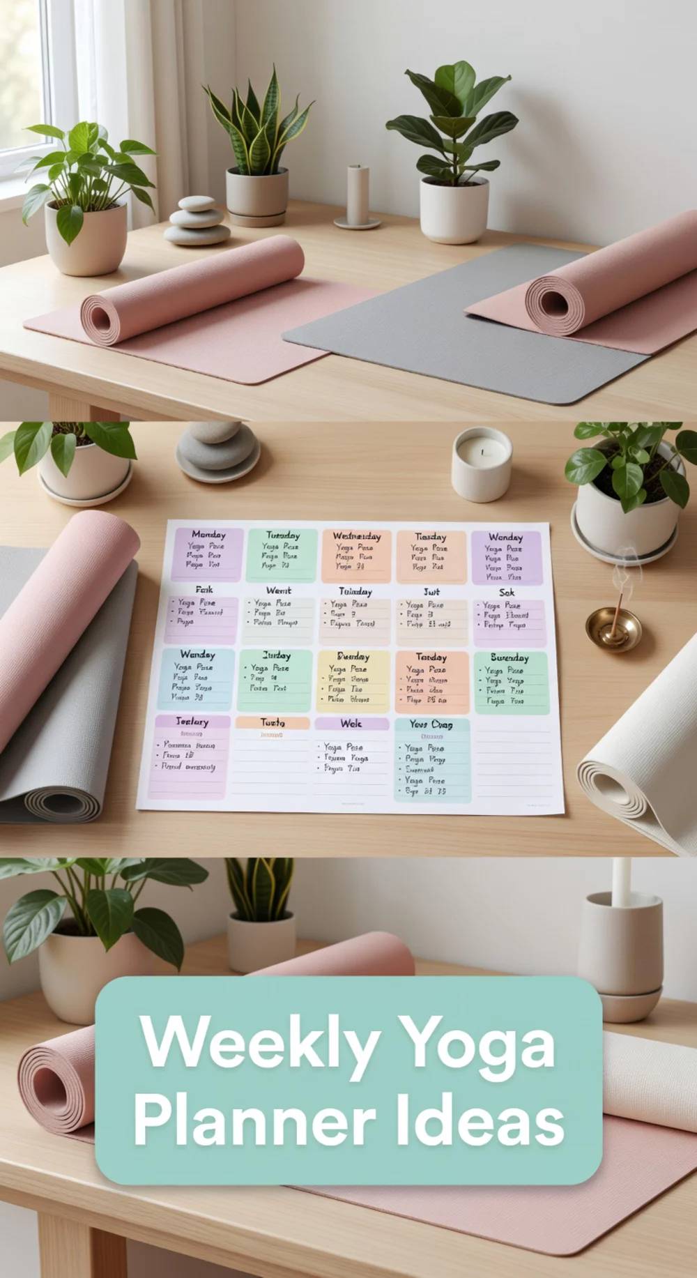The Weekly Yoga Planner Printable That Schedules Seven Days of Practice in One Sheet