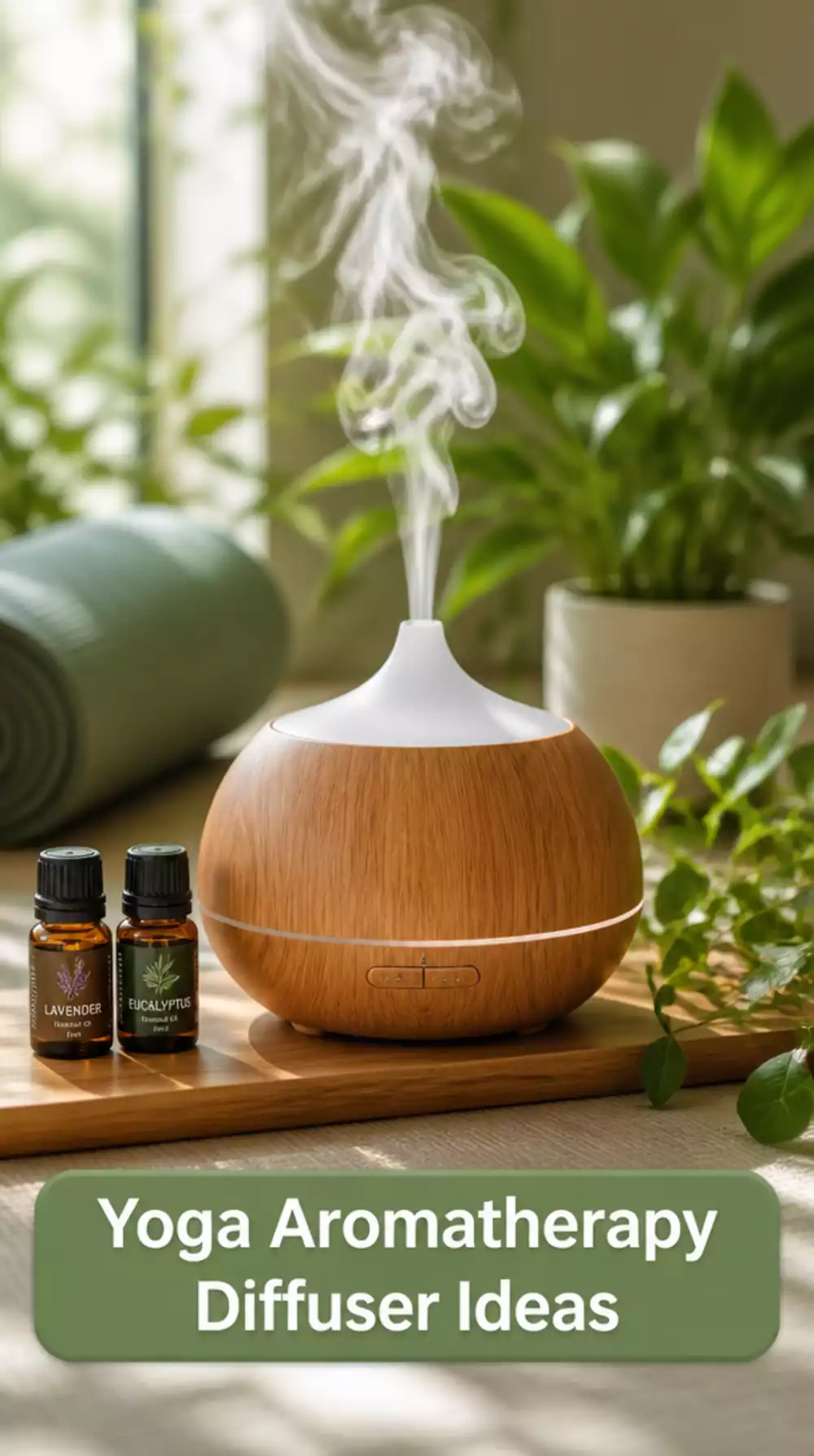 Yoga Aromatherapy Diffuser That Fills a Practice Space with Calming Essential Oils